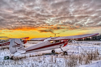 Taylorcraft During Sunset