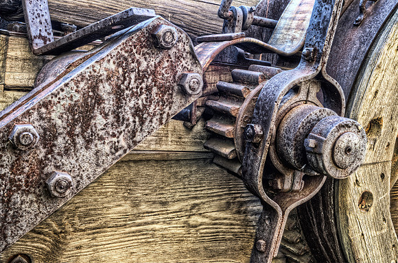 Wood Wagon Brake